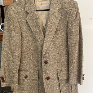 Men's Tan Tweed Blazer